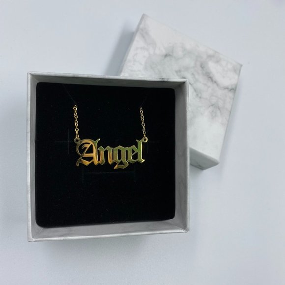 Angel Necklace Gold - Picture 1 of 3